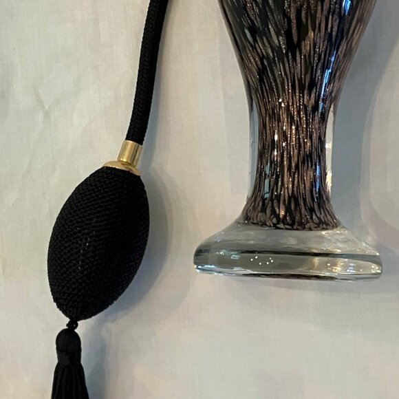 Iridescent Art Glass Perfume Atomizer - Picture 8 of 11